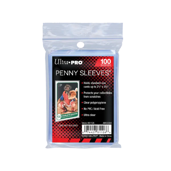 Ultra Pro Penny Sleeves (100 pieces) – Card sleeves for Pokémon &amp; trading cards